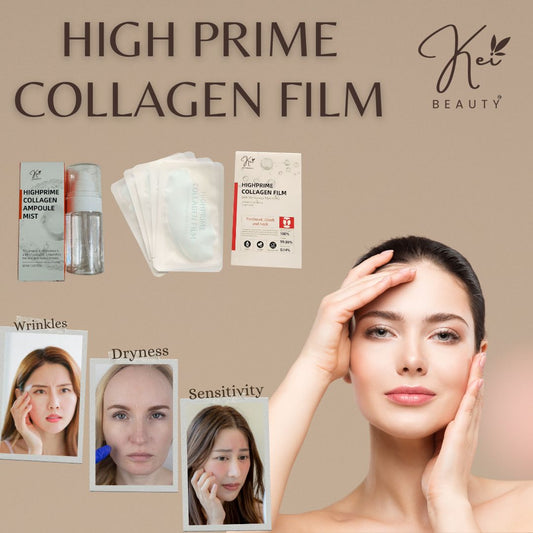 Kei High Prime Collagen Film with  30ml Ampoule Mist